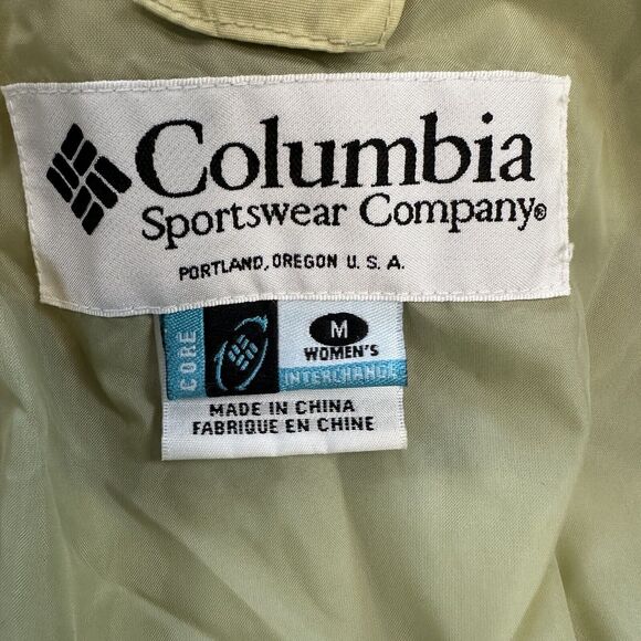 Columbia Coat Jacket Full Zip Hood Insulated Interchangeable Core Shell Womens M - Picture 13 of 15